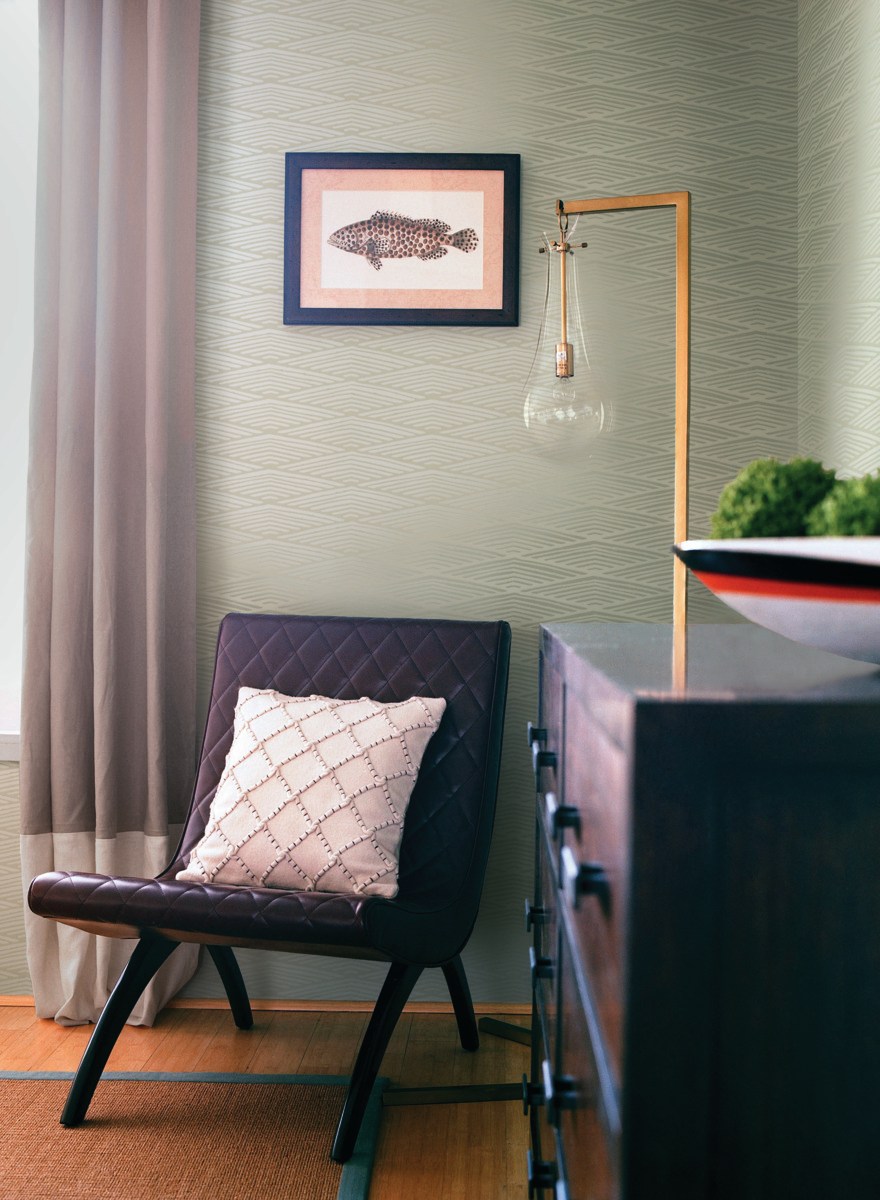 Обои Ronald Redding Handcrafted Naturals Lofty Peaks HC7510 фото в интерьере